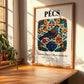 Pécs, Hungary – Global Cities Wall Print, clean layout with no caption