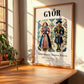 Győr, Hungary – Travel Poster, clean layout with no caption