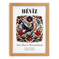 Hévíz, Hungary – Global Cities Wall Print, set in oak frame