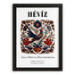 Hévíz, Hungary – Global Cities Wall Print, in sleek black frame
