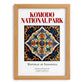 Komodo National Park, Indonesia – Travel Print, set in oak frame