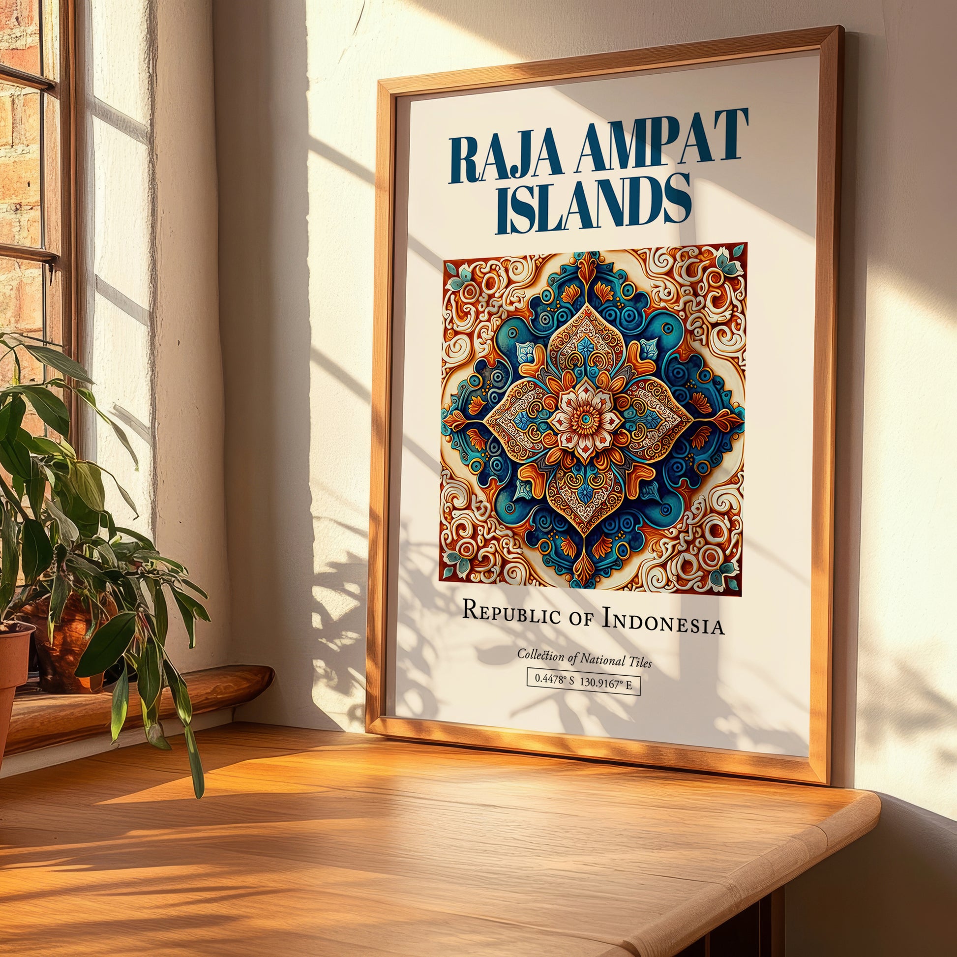 Raja Ampat Islands, Indonesia – Away From Home Poster, clean layout with no caption