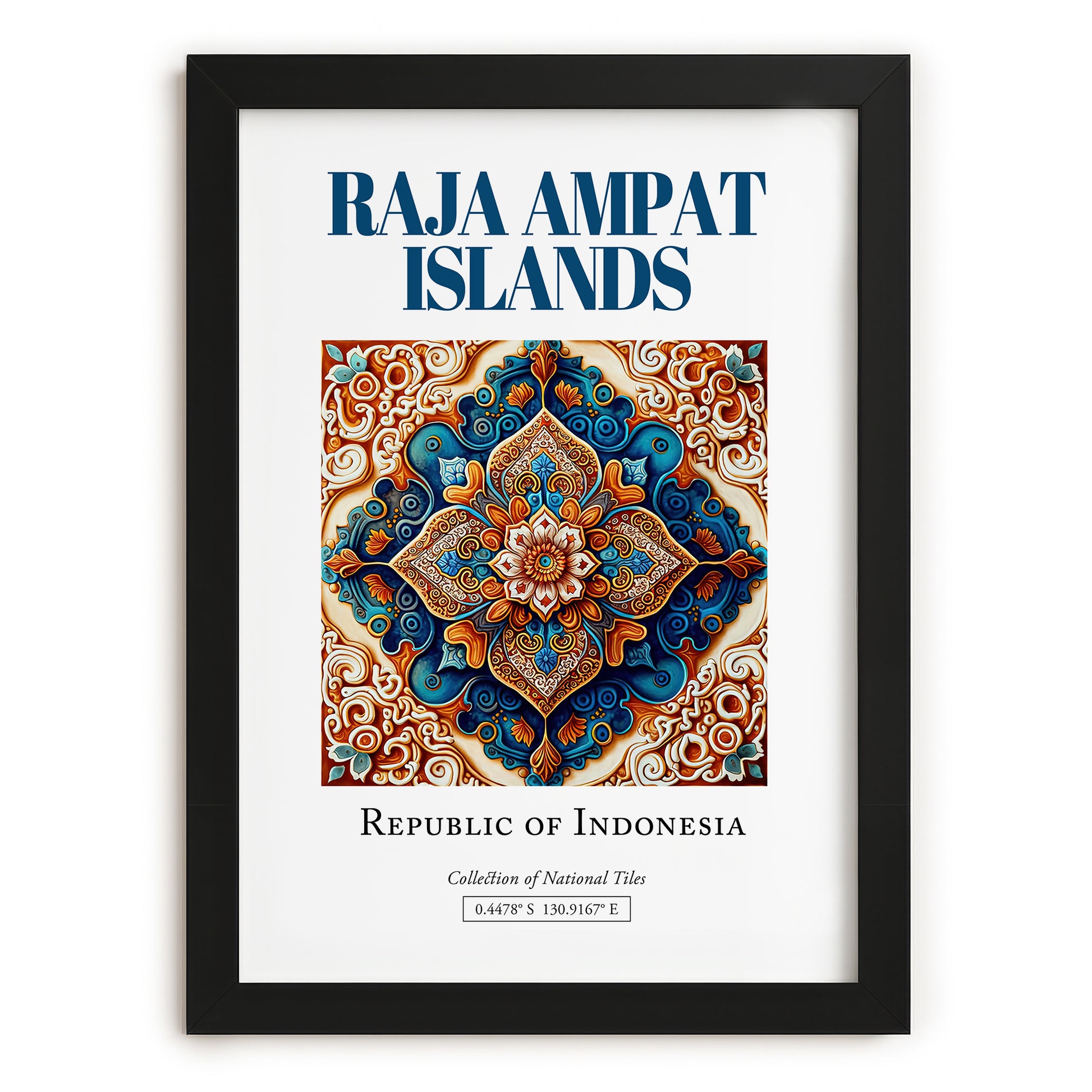 Raja Ampat Islands, Indonesia – Away From Home Poster, in sleek black frame