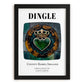 Dingle, Ireland – Historic Cities Art Print, in sleek black frame