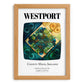 Westport, Ireland – Travel Wall Art, set in oak frame