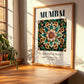 Mumbai, India – Minimalist Travel Print, clean layout with no caption