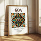 Goa, India – Travel Wall Decor, styled in a charming Paris street view