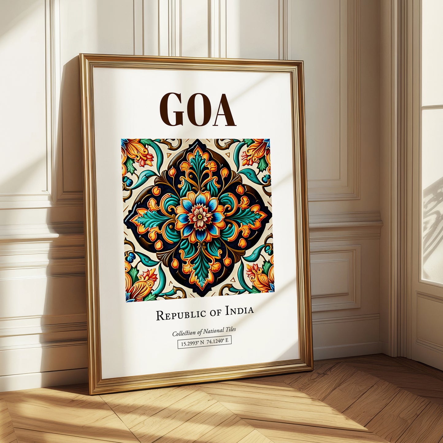 Goa, India – Travel Wall Decor, styled in a charming Paris street view