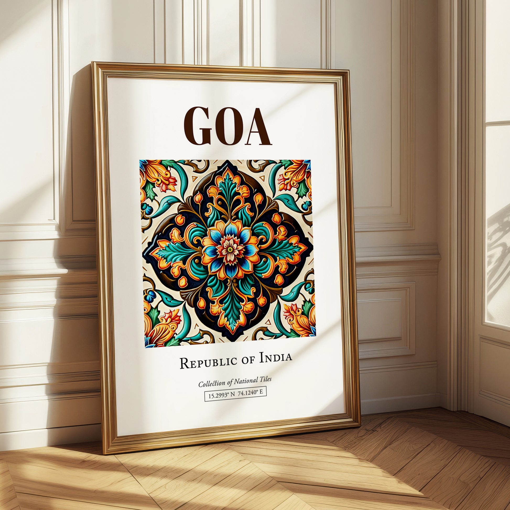 Goa, India – Travel Wall Decor, styled in a charming Paris street view