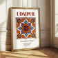 Udaipur, India – Travel Poster, styled in a charming Paris street view