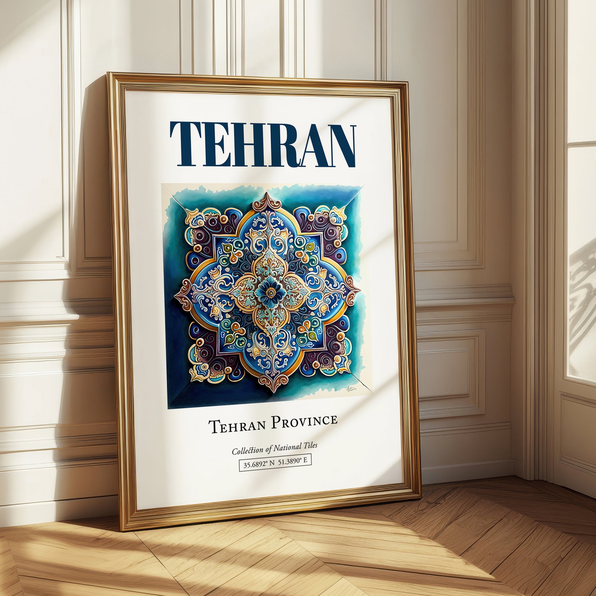 Tehran, Iran – Travel Wall Decor, styled in a charming Paris street view
