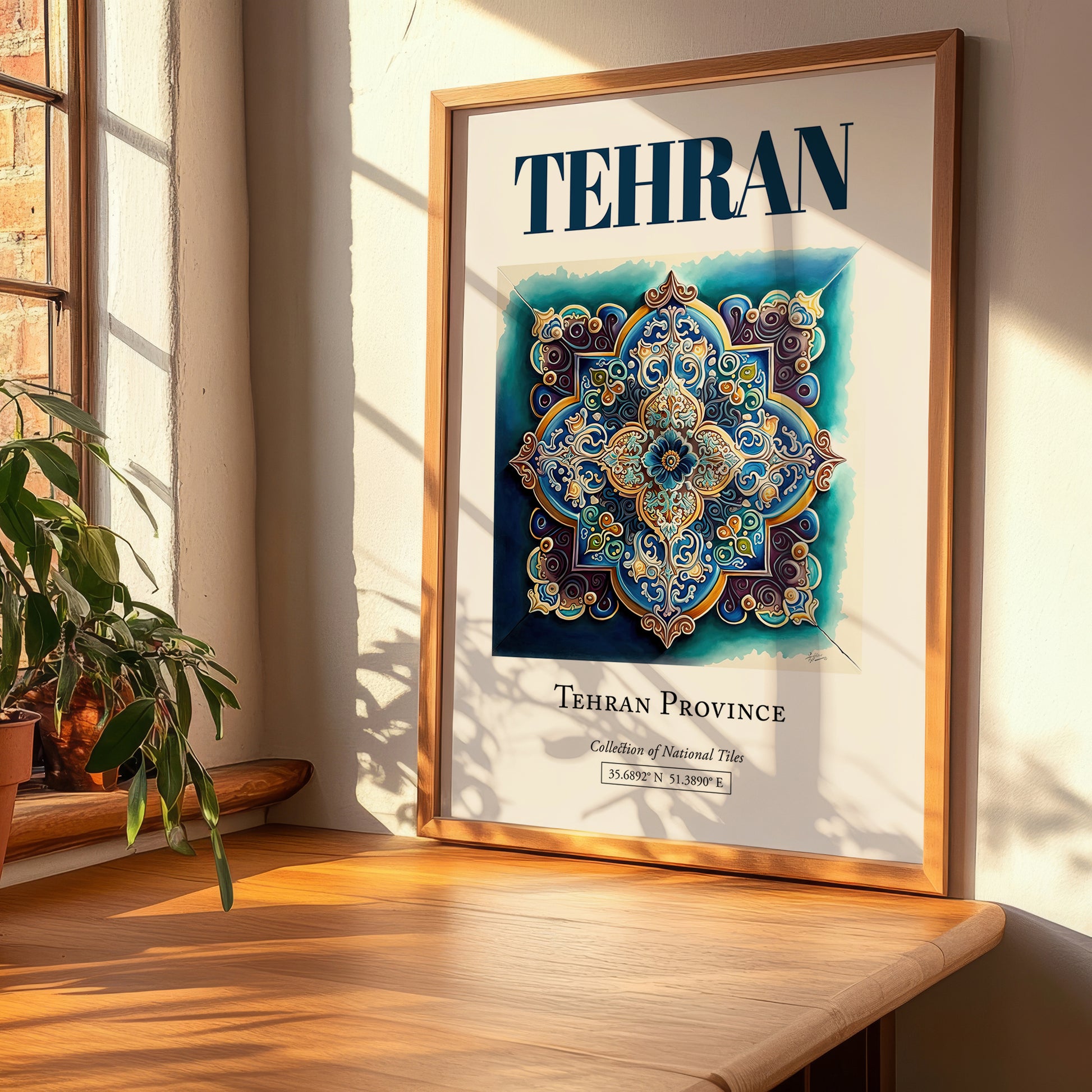 Tehran, Iran – Travel Wall Decor, clean layout with no caption
