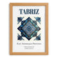 Tabriz, Iran – Travel Wall Art, set in oak frame