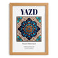 Yazd, Iran – Travel Print, set in oak frame