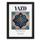 Yazd, Iran – Travel Print, in sleek black frame