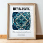 Reykjavik, Iceland – Dream Destination Decor, in wooden frame leaning on the floor