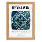 Reykjavik, Iceland – Dream Destination Decor, set in oak frame