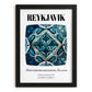 Reykjavik, Iceland – Dream Destination Decor, in sleek black frame