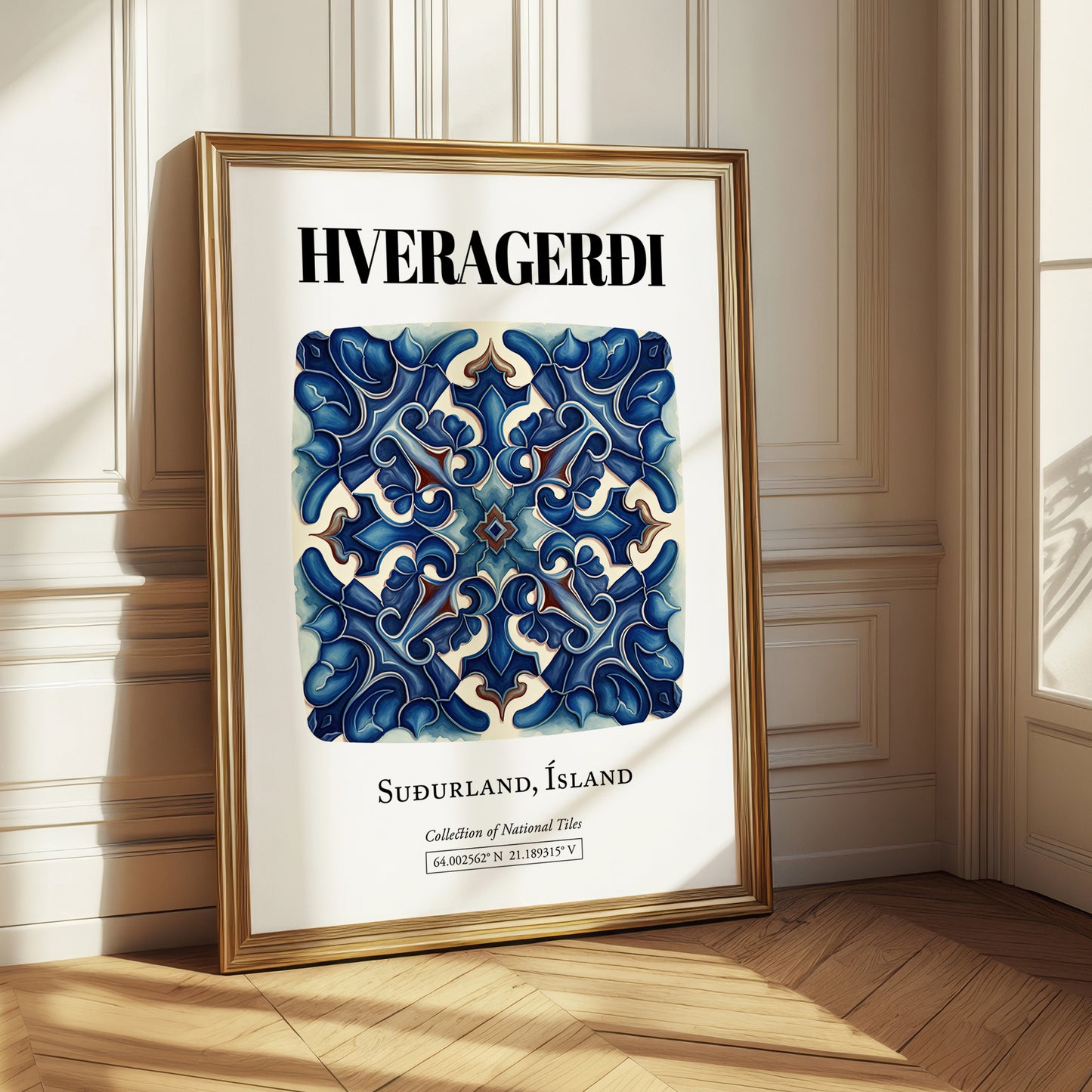 Hveragerði, Iceland – Travel Print, styled in a charming Paris street view
