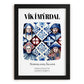 Vík Í Mýrdal, Iceland – Illustrated Travel Poster, in sleek black frame