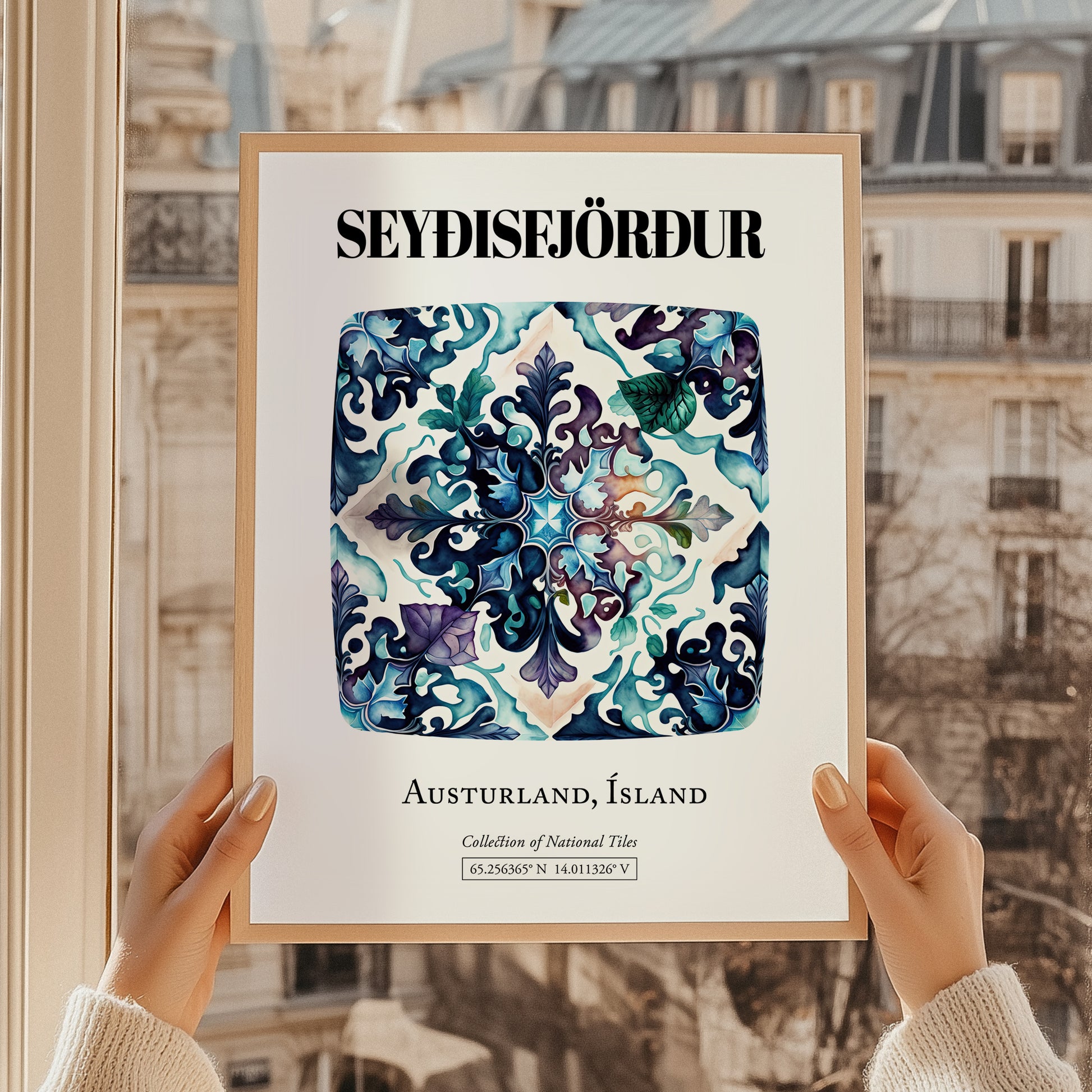 Seyðisfjörður, Iceland – Travel Poster
