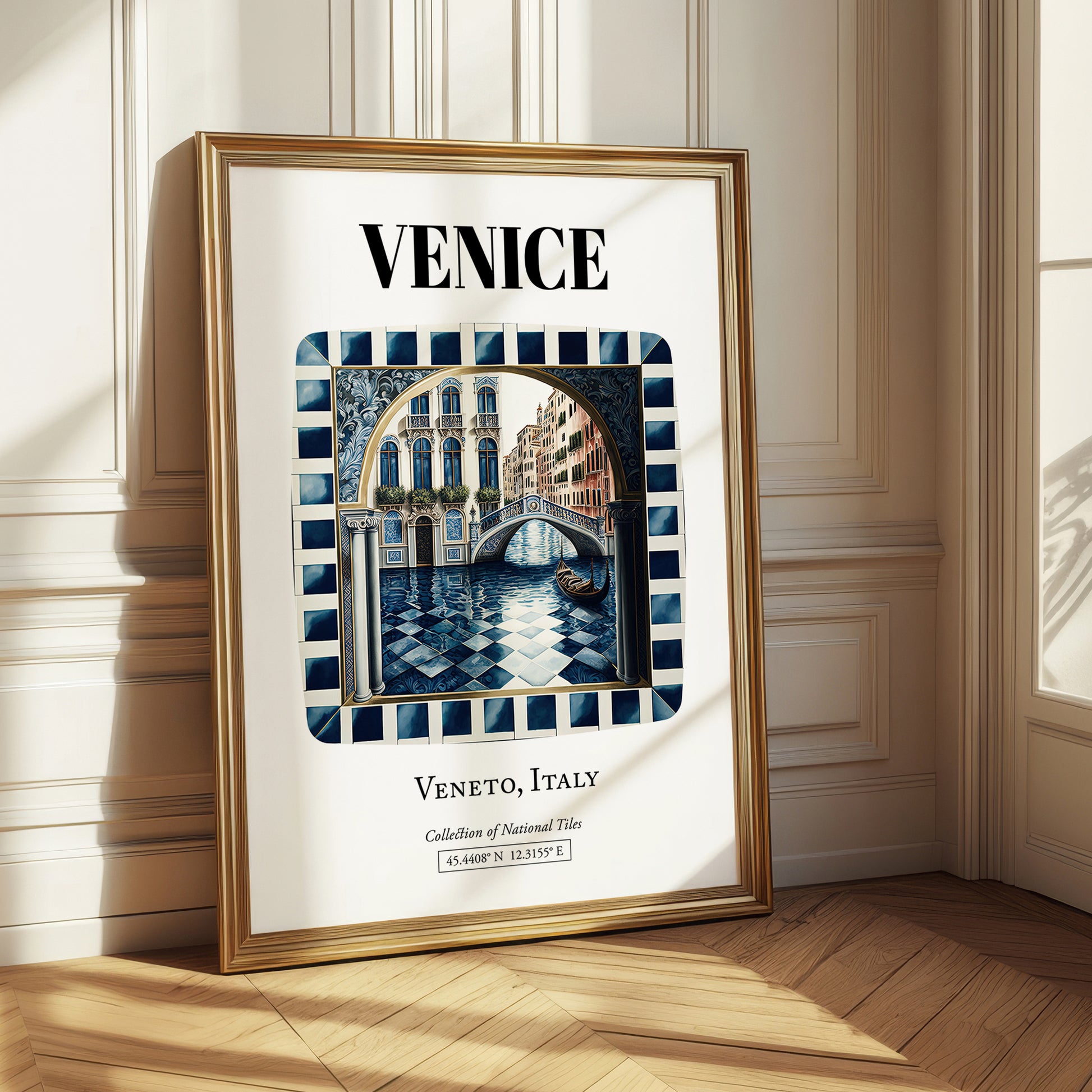 Venice, Italy – Travel Print, styled in a charming Paris street view