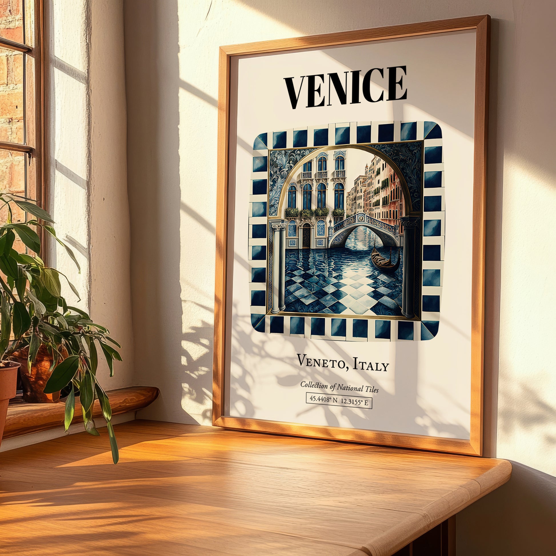Venice, Italy – Travel Print, clean layout with no caption