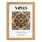 Naples, Italy – Travel Print, set in oak frame