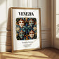 Venezia, Italy – Illustrated Travel Poster, styled in a charming Paris street view