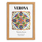 Verona, Italy – Cultural Heritage Wall Art, set in oak frame