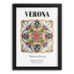 Verona, Italy – Cultural Heritage Wall Art, in sleek black frame