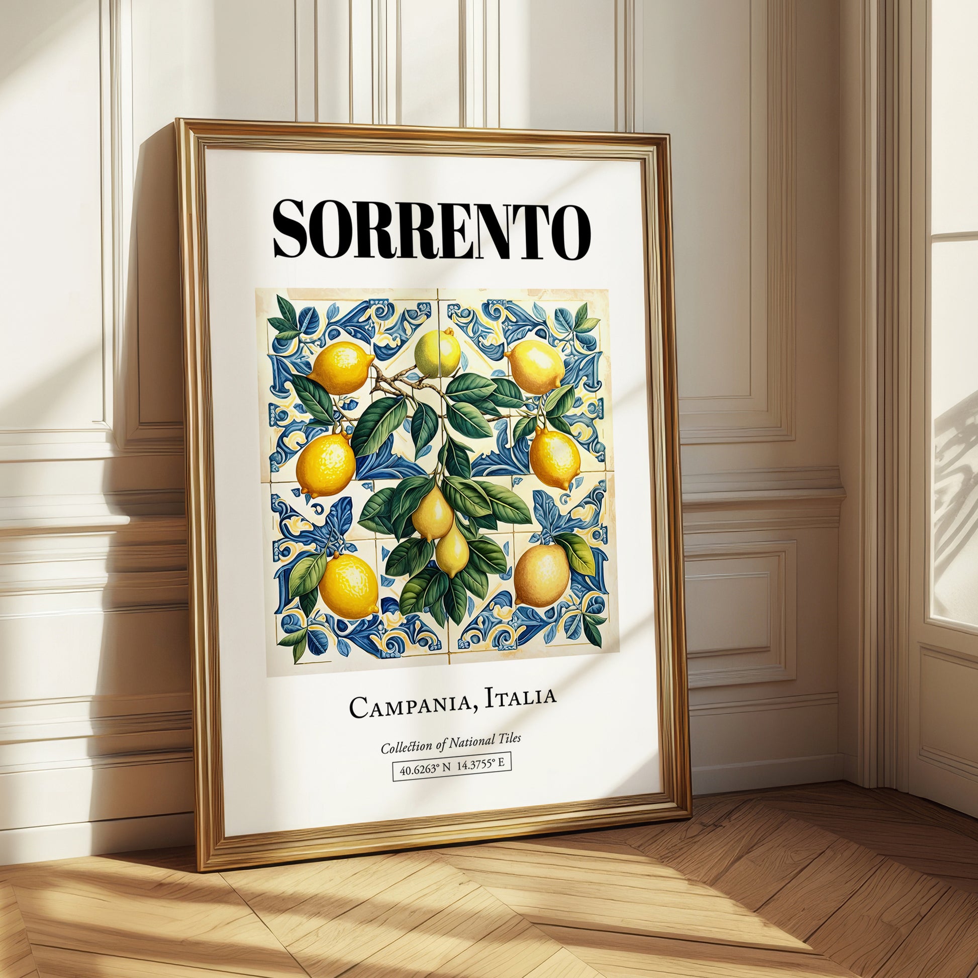 Sorrento, Italy – Global Wall Art, styled in a charming Paris street view