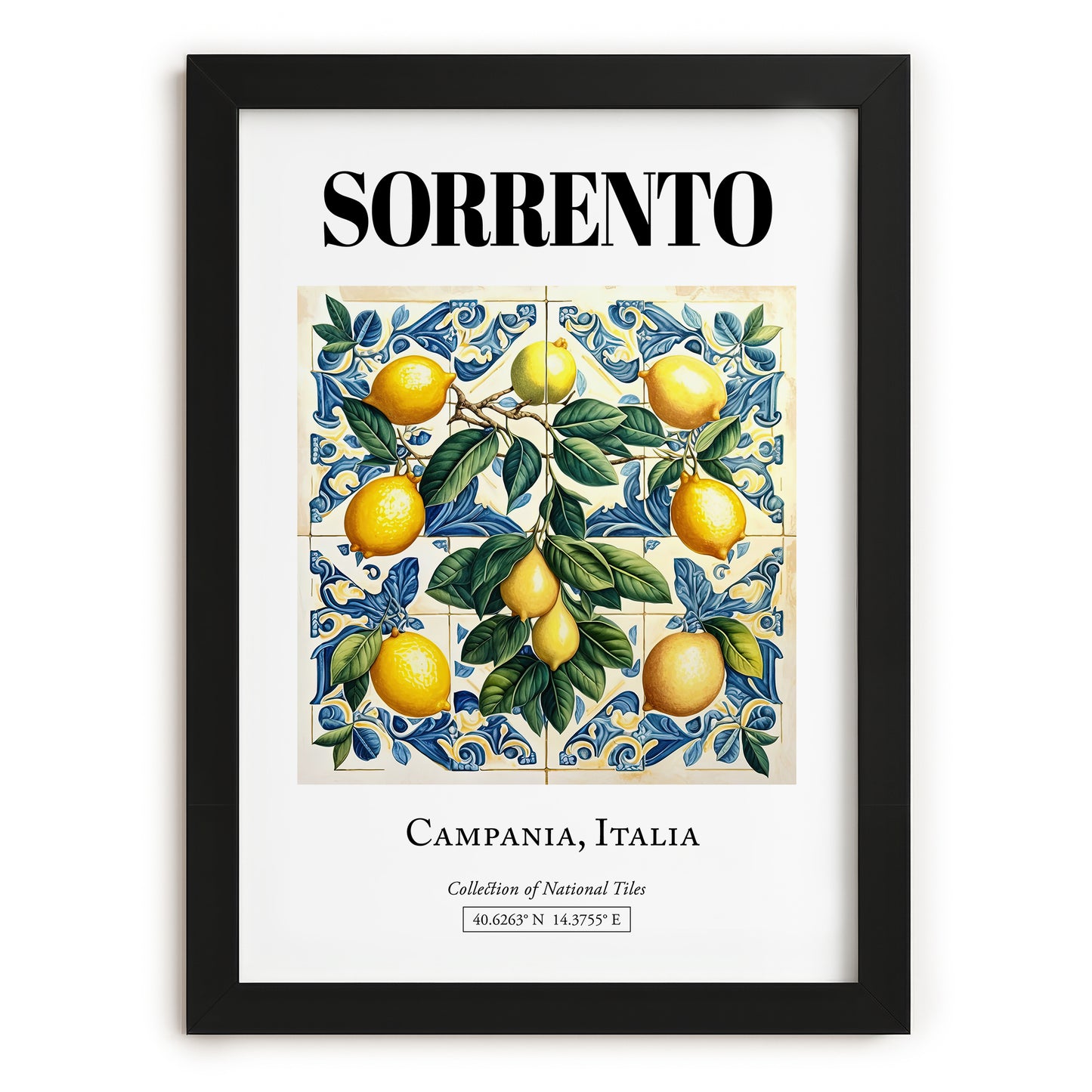 Sorrento, Italy – Global Wall Art, in sleek black frame
