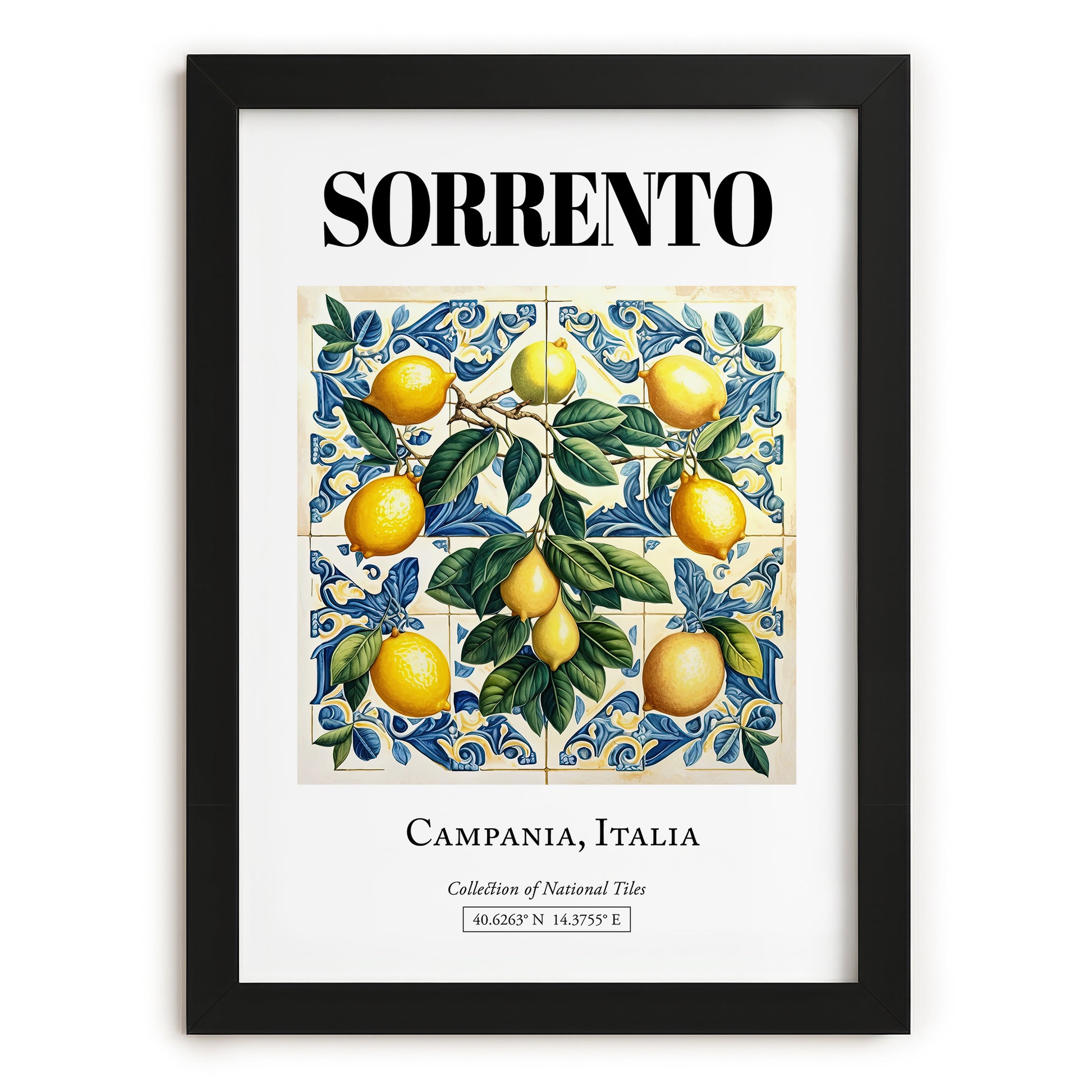 Sorrento, Italy – Global Wall Art, in sleek black frame