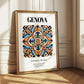 Genova, Italy – Travel Print, styled in a charming Paris street view