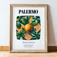 Palermo, Italy – Travel Print, in wooden frame leaning on the floor