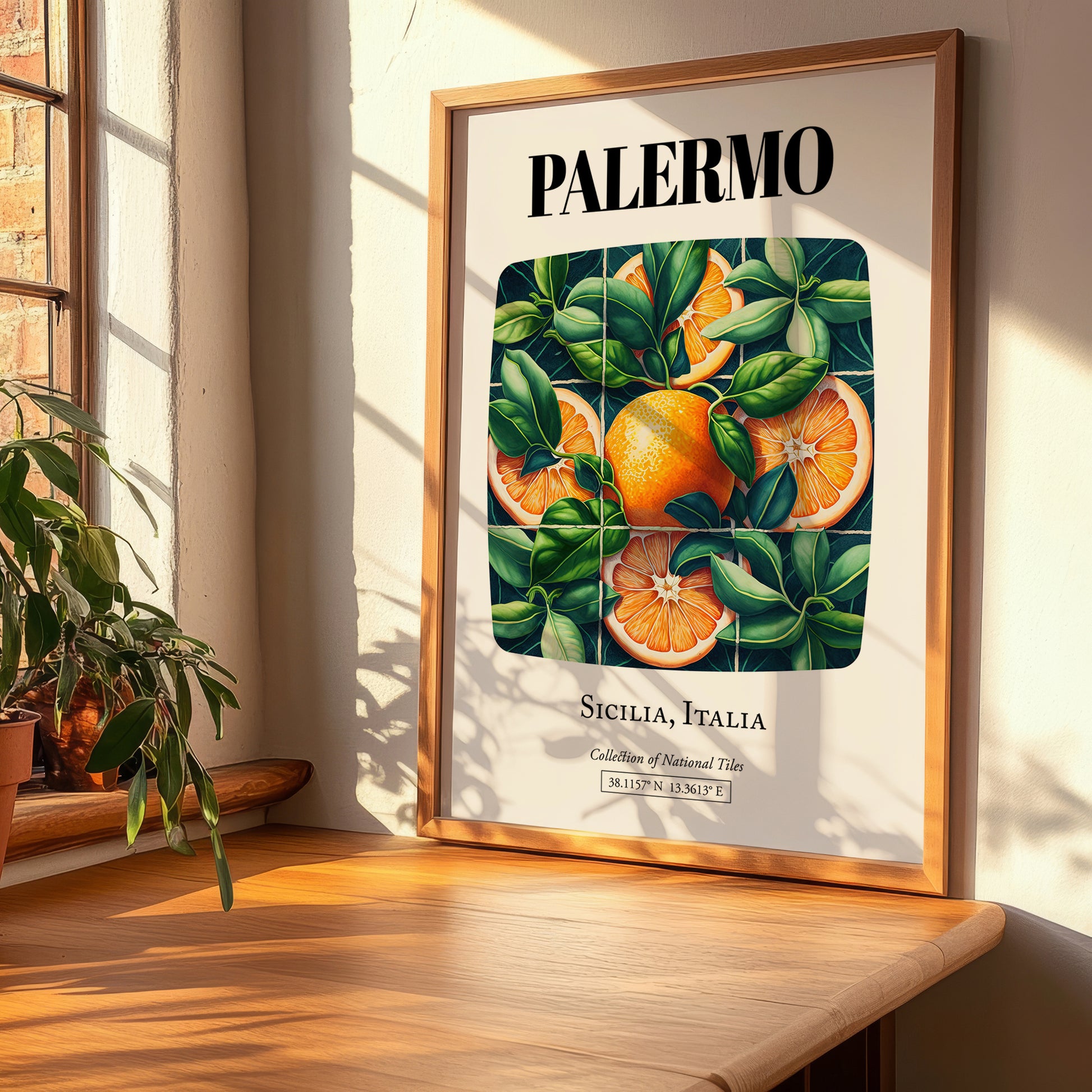 Palermo, Italy – Travel Print, clean layout with no caption