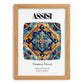 Assisi, Italy – Travel Poster, set in oak frame