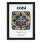 Assisi, Italy – Travel Poster, in sleek black frame
