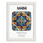 Assisi, Italy – Travel Poster, placed in minimal white frame