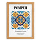 Pompeii, Italy – Travel Print, set in oak frame