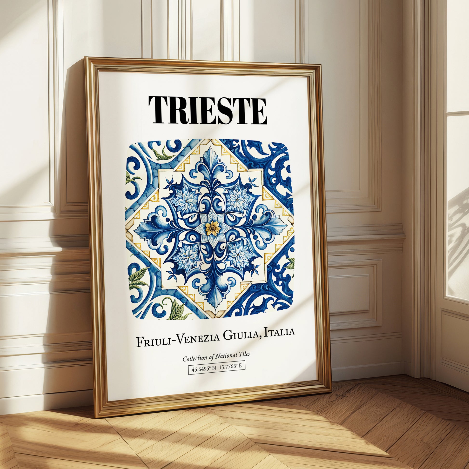 Trieste, Italy – Cultural Heritage Wall Art, styled in a charming Paris street view