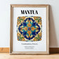 Mantua, Italy – Historic Cities Art Print, in wooden frame leaning on the floor