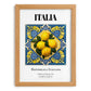 Italia, Repubblica Italiana – Travel Print, set in oak frame