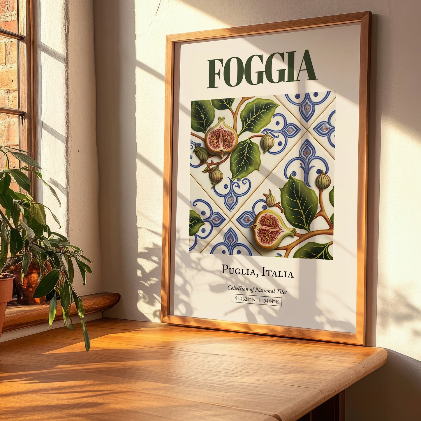 Foggia, Italy – Architectural Travel Art, clean layout with no caption