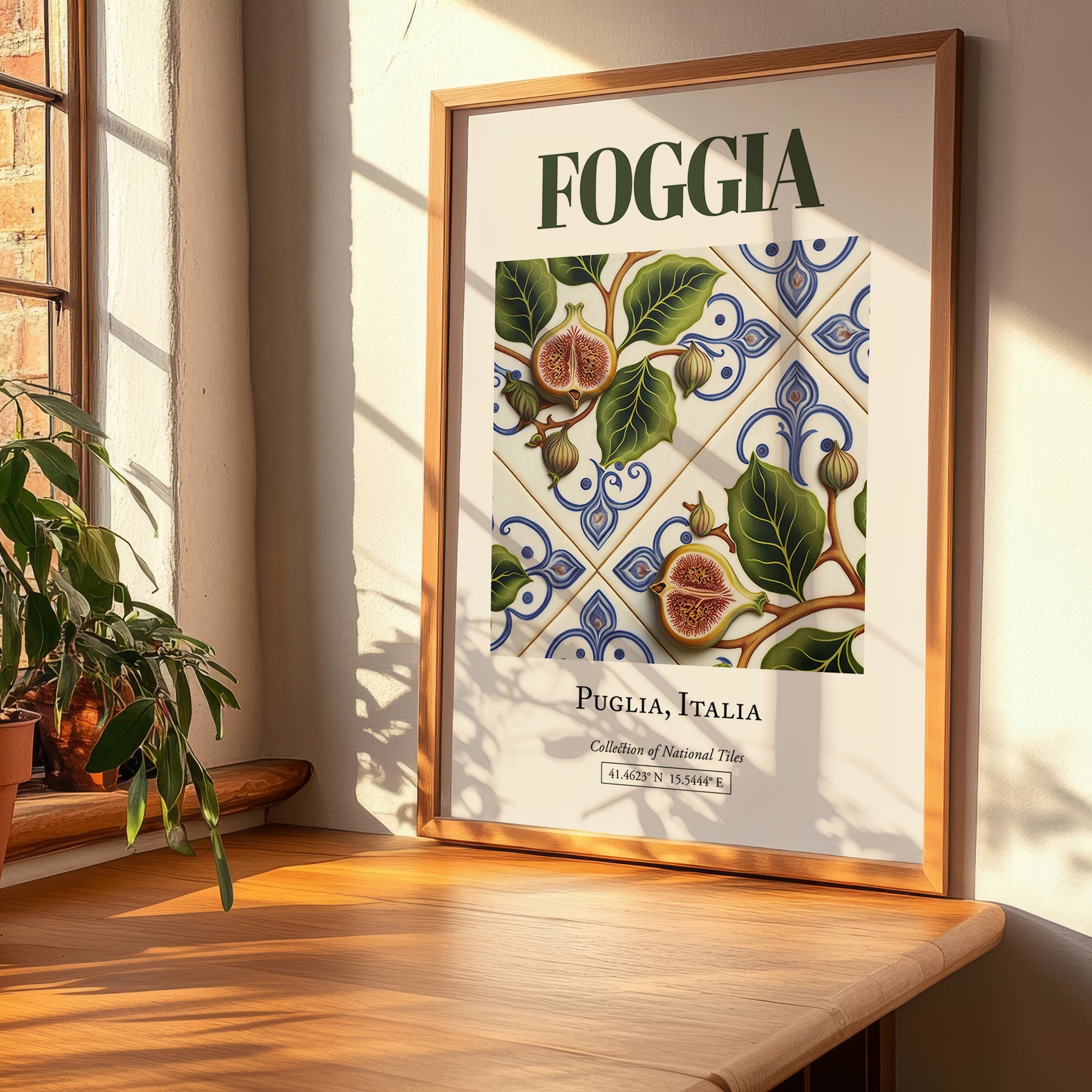 Foggia, Italy – Architectural Travel Art, clean layout with no caption