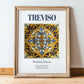 Treviso, Italy – Travel Destination Art, in wooden frame leaning on the floor