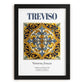 Treviso, Italy – Travel Destination Art, in sleek black frame
