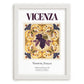 Vicenza, Italy – Travel Wall Decor, placed in minimal white frame