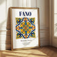 Fano, Italy – Travel Print, styled in a charming Paris street view